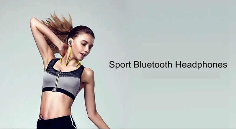 Спортивные Bluetooth наушники, беспроводные наушники, наушники с микрофоном, IPX6, водонепроницаемые наушники для мобильного телефона