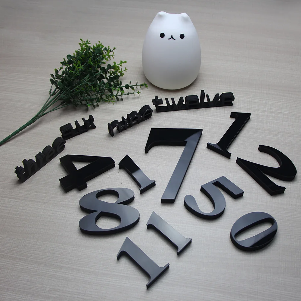 2020 DIY Новые 3D цифровые часы настенные кварцевые Большие зеркальные для гостиной