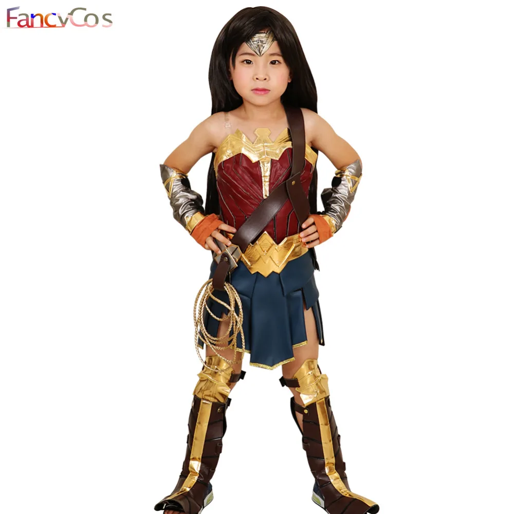 Wonder Woman for Girl Costume Halloween Justice League 