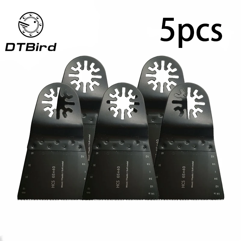 

65mm 5pc Precision HCS Japan Oscillating MultiTool Saw Blade Fits For Wood,plastics,Soft Metal Fein, Dremel Etc High Quality