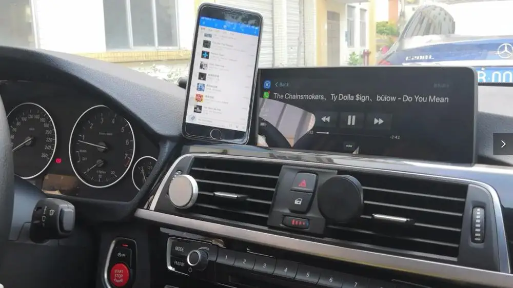 2019 Бесплатная доставка Aftermarket Беспроводная коробка CarPlay для BMW NBT система X3 F25