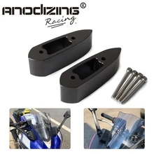 Kit d'extension pour guidon de moto, accessoire pour Yamaha YZF-R3 et YZF-R25 YZF R3, R25, 2014, 2015, 16-18, accessoire pour miroir de moto