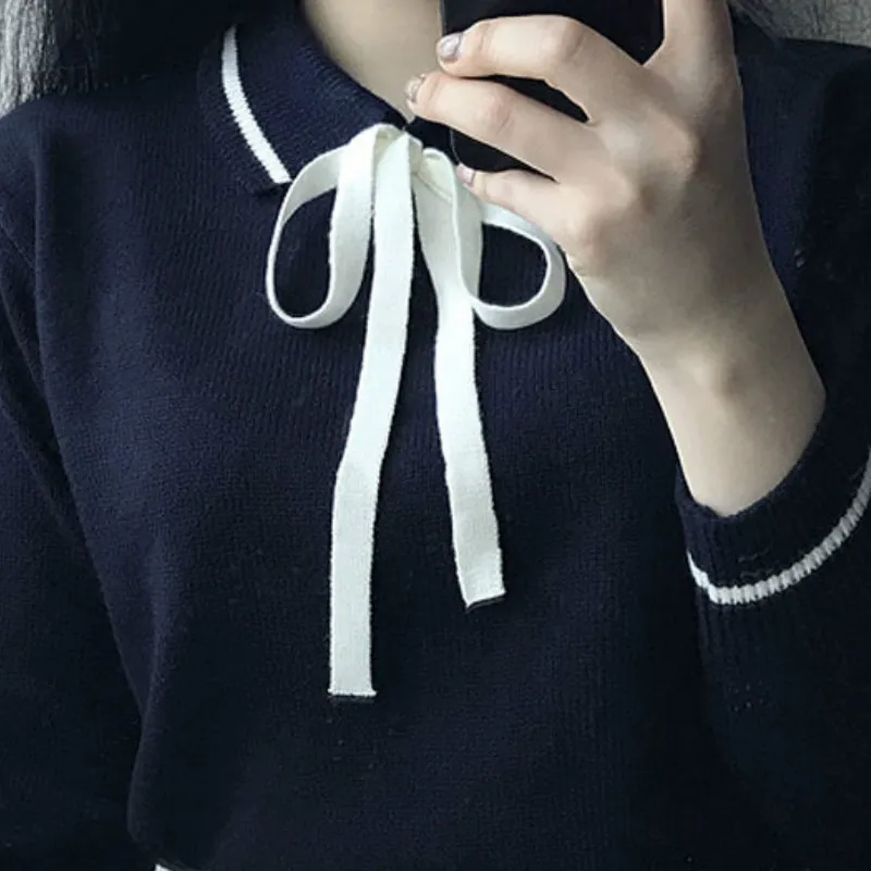 Neploe женские свитера Kawaii винтажный Свободный вязаный свитер женский корейский милый свободный пуловеры с молнией зимняя одежда 90170