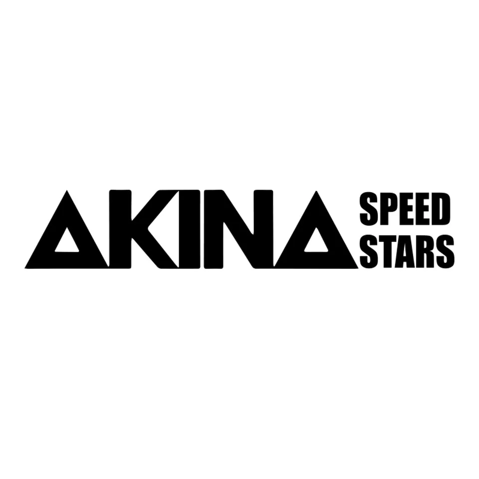 21.6cm3.9cm Car Styling Speed Stars Akina Personalized Fashion Car Stickers BlackSliverlaser (2)