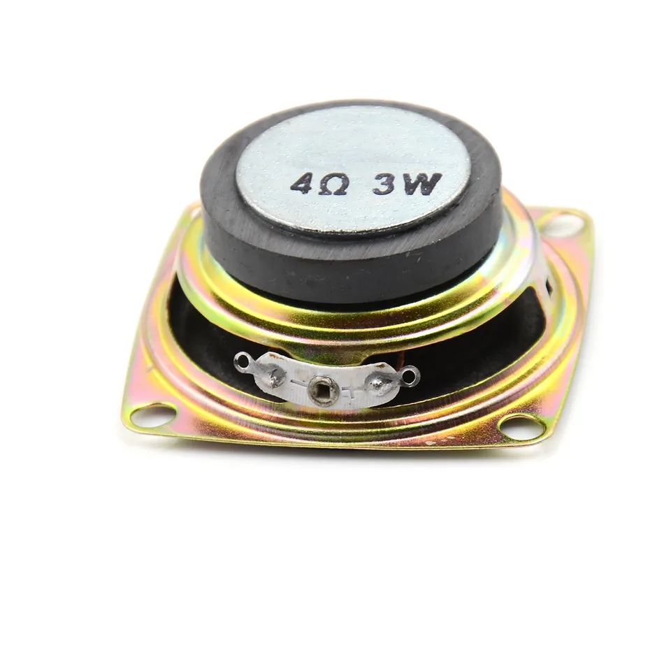 2pcs Lot De 2 Pulgadas De 4 Ohmios 3w Los 52mm Audio del Altavoz De Gama Completa De Altavoces Multimedia De Bricolaje Mini Est/éreo Caja Accesorios
