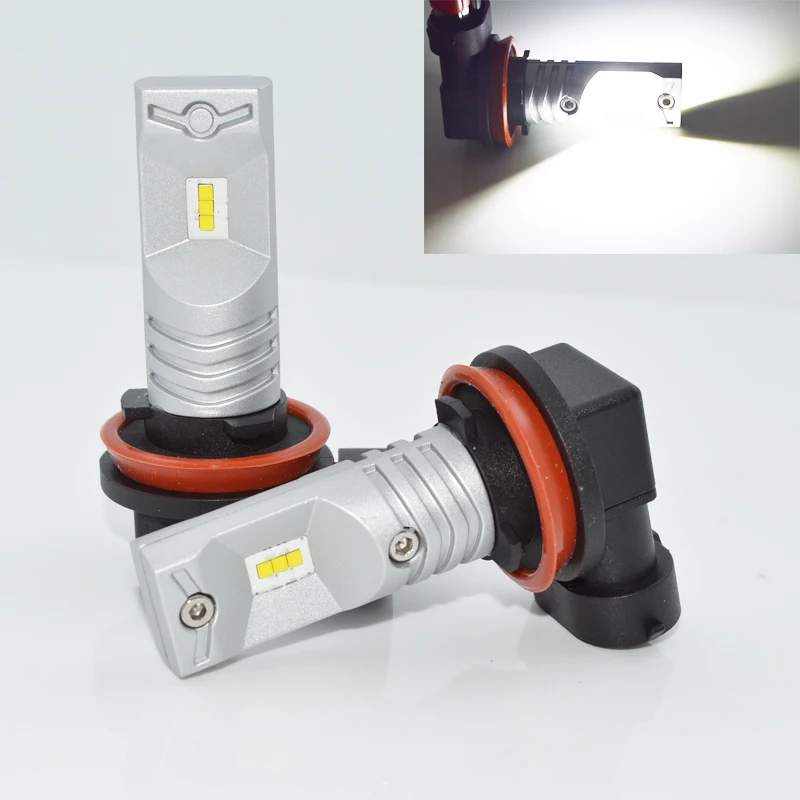 2Pcs H8 H11 led Car headlight 80w White 3200lm led H11 HeadLamp LED