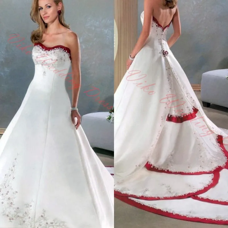 del boda de blanco vestido novia la rojo y bola wsq78xvg