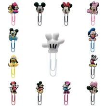 1 шт. мультфильм Bookmarks для книг милые Минни бумажные зажимы Микки держатель страницы школьные офисные канцелярские товары подарок на день рождения