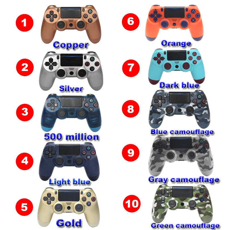 

Bluetooth Wireless Joystick for PS4 Controller Fit For mando ps4 Console For Playstation Dualshock 4 Gamepad For PS3 Console