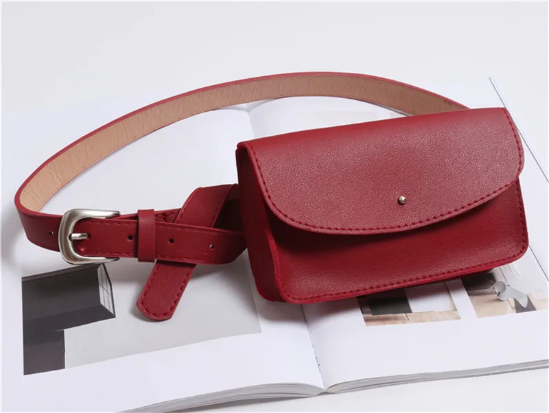 Повседневное Для женщин сумка талии поясная сумка Мода, регулируемый Для женщин ремень Поясные сумки леди небольшой пояс карты кошелек