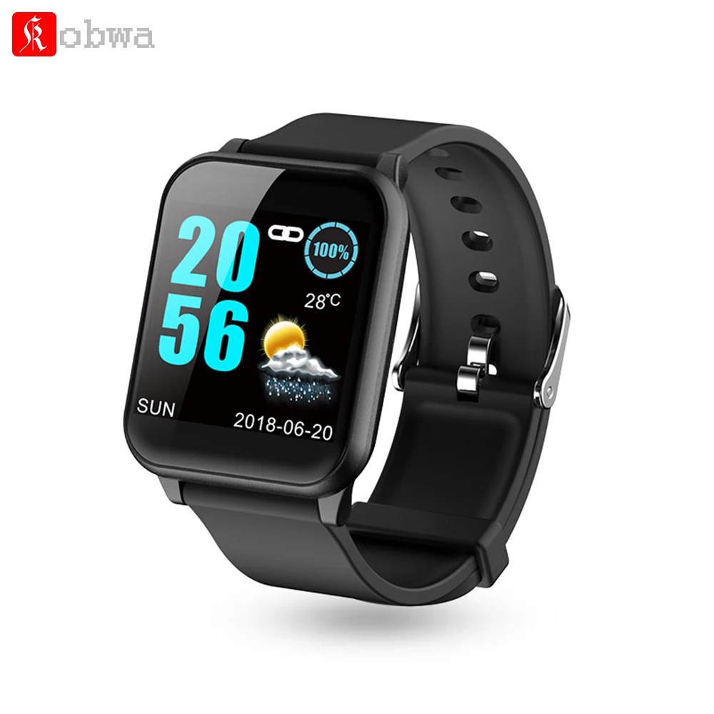 

Kobwa Z02 Smart Bracelet Band Wristband Continuous Heart Rate Color Screen Waterproof Smart Watch Blood Pressure Monitor