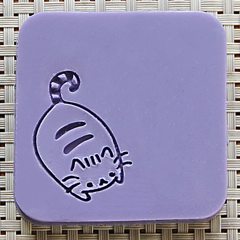 Натуральный ручной работы мыло штамп плесень Мини DIY шаблон Акриловые формы - Цвет: 0170(4x4cm)