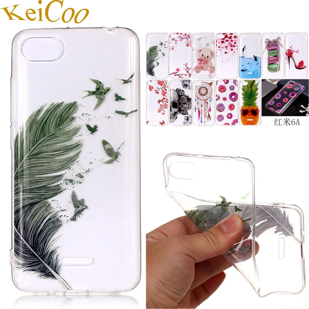 Scratchproof Cases For Xiaomi Redmi6A Global 16GB 32GB Soft Plastic Mobile Phone Bag Covers Redmi 6A Picture Housing |