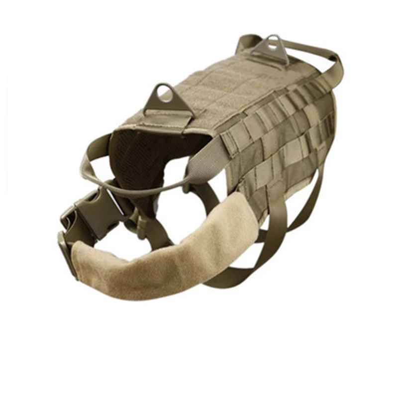 Многофункциональный полиции K9 тактический военный 1000D нейлоновая Системы собачий ошейник "собачья жилетка, одежда нагрузки" Медвежья "упряжь XS-XL