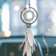 Dream Catcher Ins orijinal retro yedi erkek yıldız rüya tuzak araba kolye kolye yaratıcı araba aksesuarları tüy kolye kolye