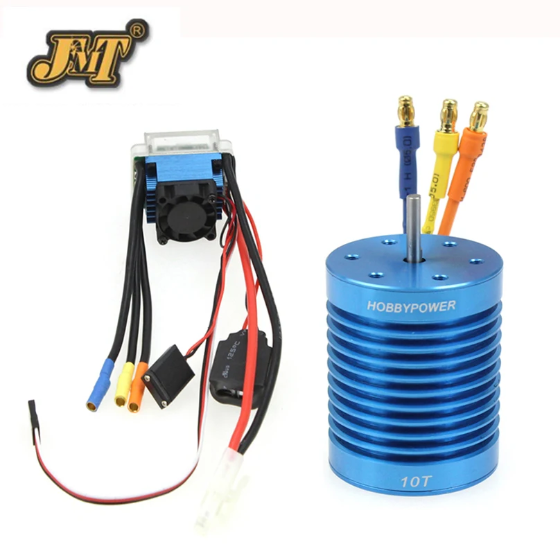 

JMT Racing Brushless Combo 60A ESC Brushless Speed Controller + 9T/10T/12T 3330KV Motor for Car Truck