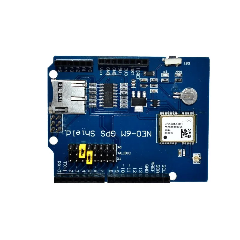 WAVGAT NEO-6M gps щит регистратора плата расширения Модуль Щит SPI UART w/SD слот для карты Arduino UNO R3 ONE