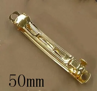Gold 50mm 10 шт., антикварные бронзовые украшения для волос, пустая основа для самостоятельной сборки, Винтажные заколки для волос, заколки, ретро аксессуары для волос - Цвет: Gold 50mm