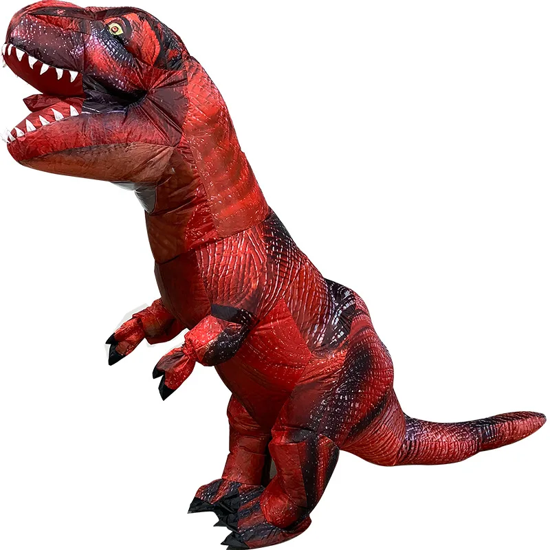 Новейшая надувная игрушка Раптора динозавра, гигантская, T-REX костюмы на Хеллоуин костюмы на карнавал, роскошный Пурим, нарядное платье для взрослых