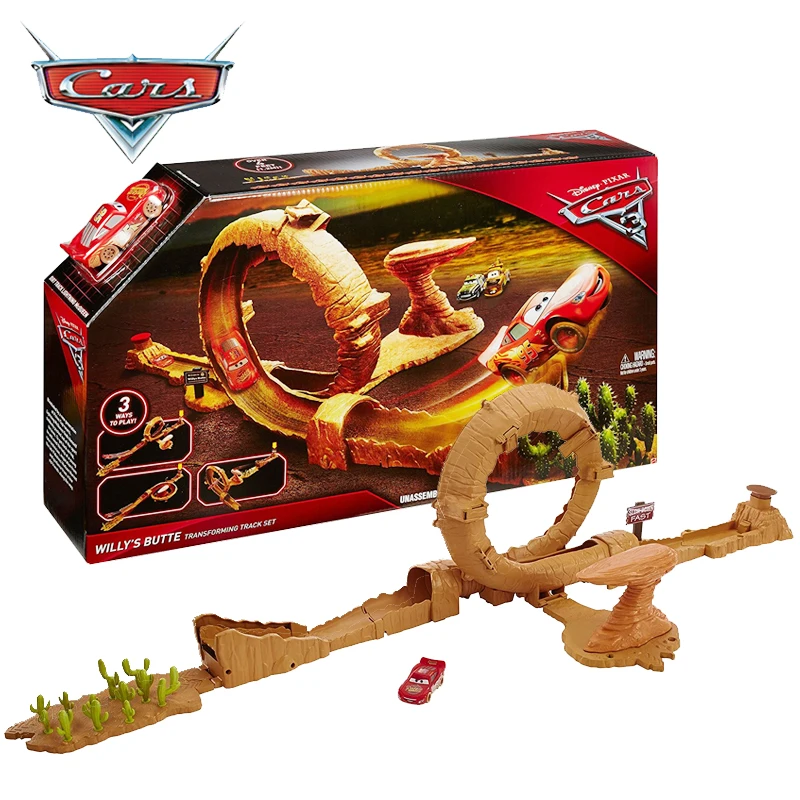 

Disney Pixar Cars Cartoon Cars 3 DVF40 Deformation Track Model Lighting McQueen Toys Birthday Christmas Gifts For Kids Cars Toys