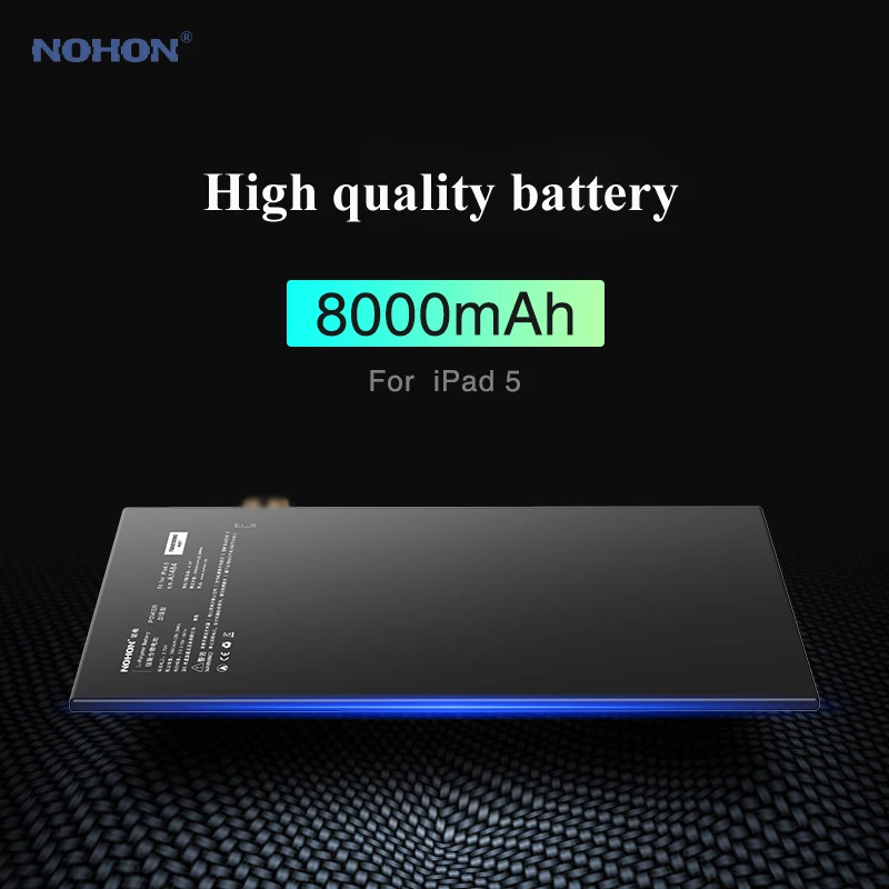 Аккумулятор Nohon для iPad 5 Air батарея 7800 8000 мАч A1484 A1474 A1475 аккумулятор Cycly +