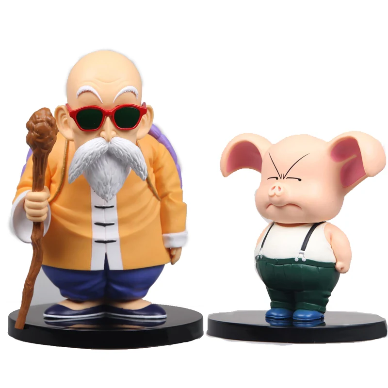 Classic toys doll Anime Dragon Ball Z Action Figure PVC Master Roshi Oolong juguetes Anime puppets