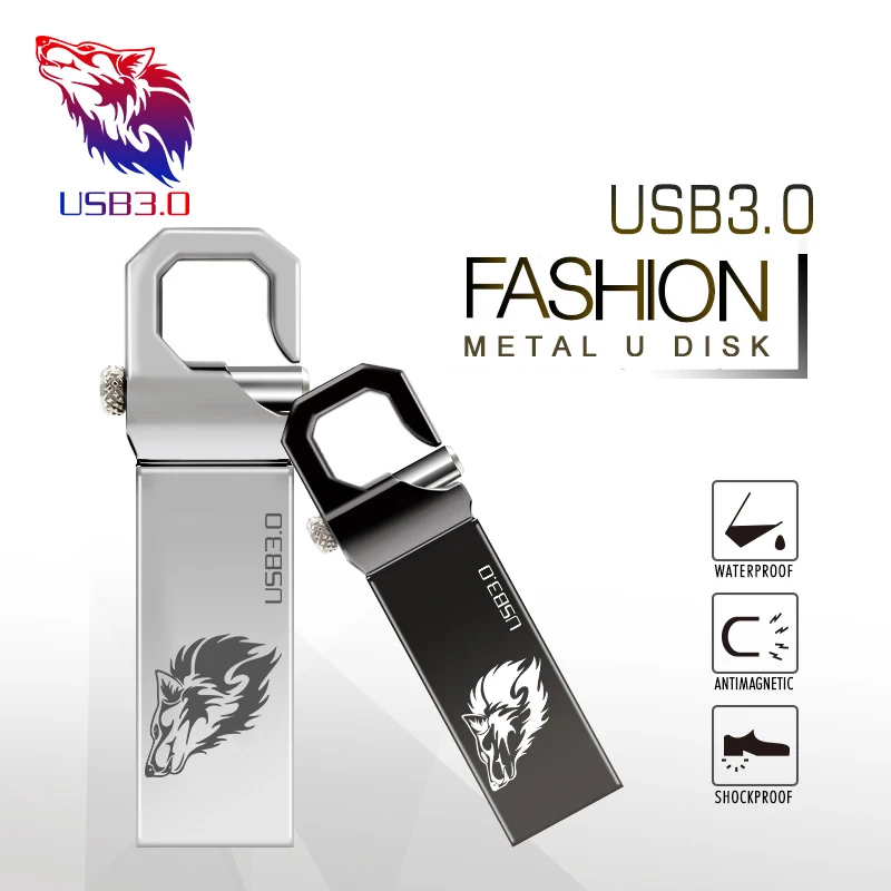 Флешка USB 3 0 64 ГБ 32 флеш накопитель 16 8 флешка Водонепроницаемая металлическая Usb