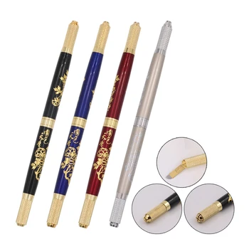 

4pcs High Quality Microblading Eyebrow Line Pen Tattoo Machine For Permanent Makeup 3D Eyebrow Tattoo Manual Blade Holder