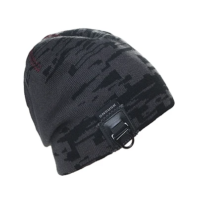 Женские зимние вязаные шапки Gorro Beanie для мужчин и женщин, шапка-маска, шапка для спорта на открытом воздухе, Лыжная шапка - Цвет: Dark Grey