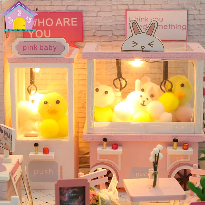 Hongda DIY House Dolls Furniture Hand-assembled Model House Toys Light Miniature Dollhouse Kit Gifts For Children C009 Hongda DIY House Dolls Furniture Hand-assembled Model House Toys Light Miniature Dollhouse Kit Gifts For Children C009