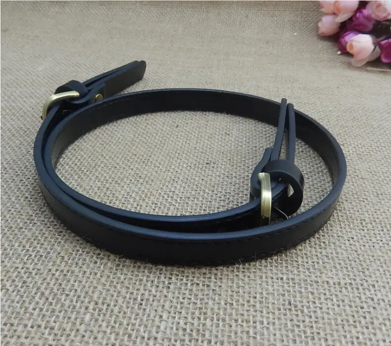 1Pair Leather Handles Durable Shoulder Bags Detachable Mochila Belt Handle DIY Handmade Replacement Handbag Adjustable Strap