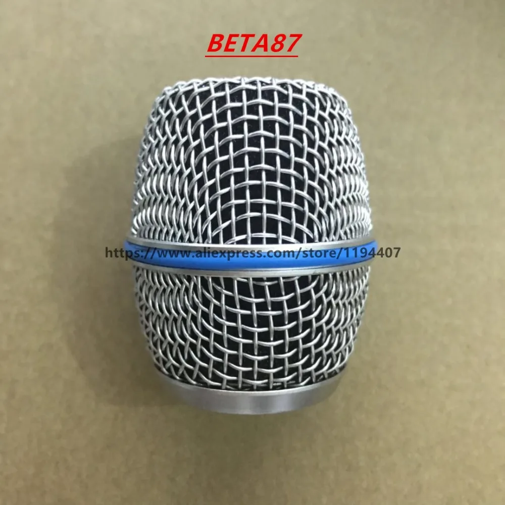 10pcs Top Quality New Replacement Ball Head Mesh Microphone Grille for  Shure BETA58 SM58 PG58 BETA57 BETA87 E945 Accessories