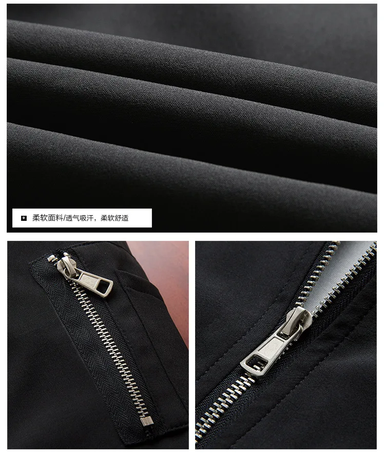 2018 New Spring Black Bomber Jacket Men Streetwear Hip Hop Slim Fit Pilot Bomber Jacket Coat Men Jackets Plus Size 4XL