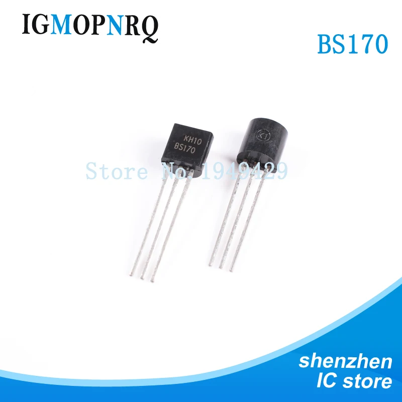 10 шт./лот BS170 TO-92 MOSFET n-канальный MOSFET