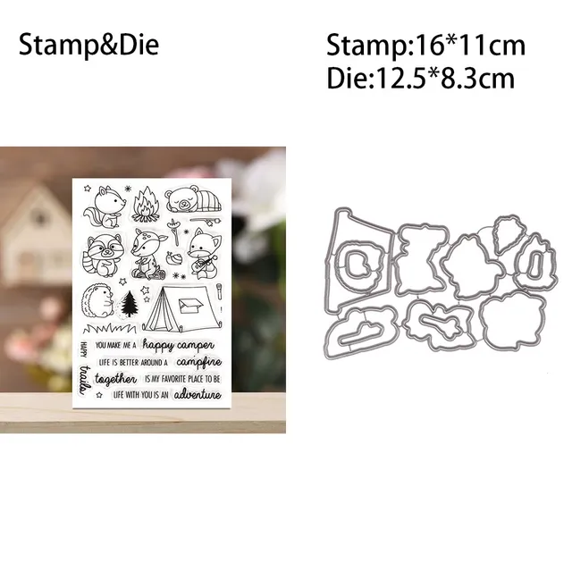 Us 2 12 20 Off 1pc Clear Transparent Stamps Metal Cutting Dies Stencils Scrapbooking Embossing Album Paper Cards Decor Diy Crafts In Cutting Dies
