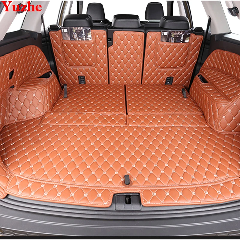 Tapis De Sol Caoutchouc 3D Sur Mesure Pour Skoda Kodiaq Mk1 (2016-2024) - Kit Complet Avant/arrière/coffre