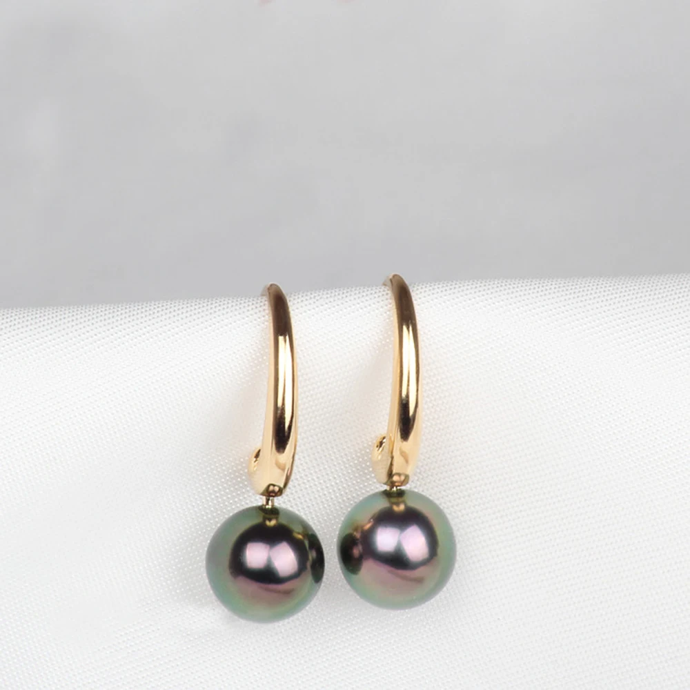black pearl earrings 2