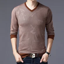 Мужские пуловеры v-образный вырез осень зима 8XL 7XL 6XL 5XL 4XL вязаный свободный джемпер свитер длинный рукав рубашки 9861