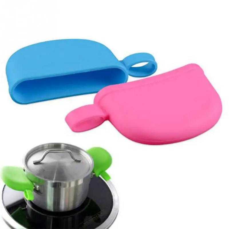 

2pcs/lot Kitchen Accessories Silicone Lid Cover Holding Knob Pot Handle Cover Heat resistant anti-skid