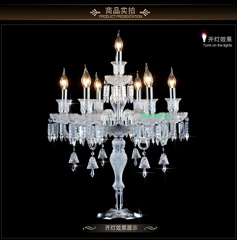 Discount crystal table lamps for bedroom luxury high quality crystal table lamp for bedroom lobby table lamp decoration desk lighting led 13