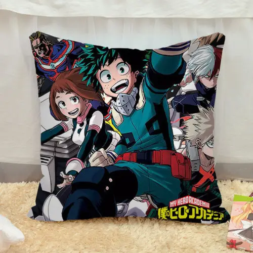 16 "Мой герой Academy Izuku Midoriya диванная подушка под спину чехол домашний декор| |