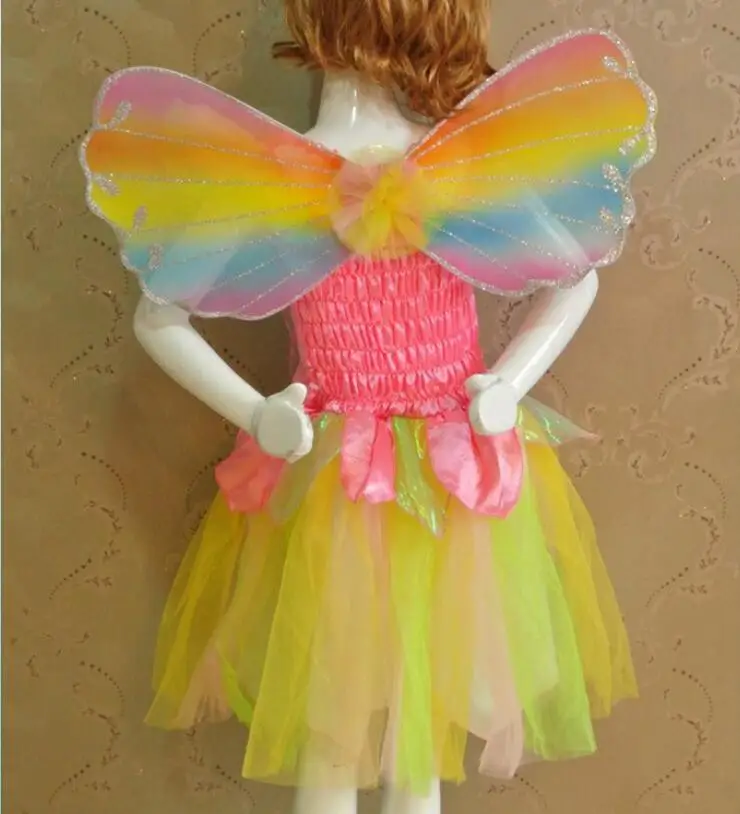 Костюм принцессы на Хэллоуин Elf Tinkerbell для детей карнавальный костюм девочек