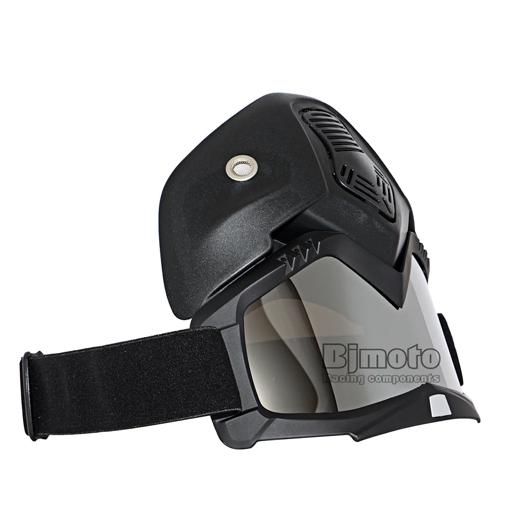 Взрослые гибкие мотоциклетные очки для носа и лица защитные для Лица PE+ PC Силиконовые противоскользящие полосы двойной пены мотоциклетный шлем