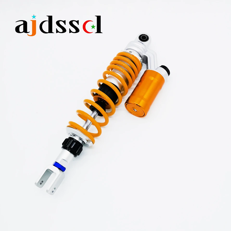 

Universal 320mm 340mm 360mm Motorcycle Adjustable Rear Shock Absorbers 12.6''/13.4''/14.2'' Fork connector Rebound Damping Shock