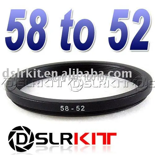

58mm-52mm 58-52 Step Down Filter Ring Stepping Adapter