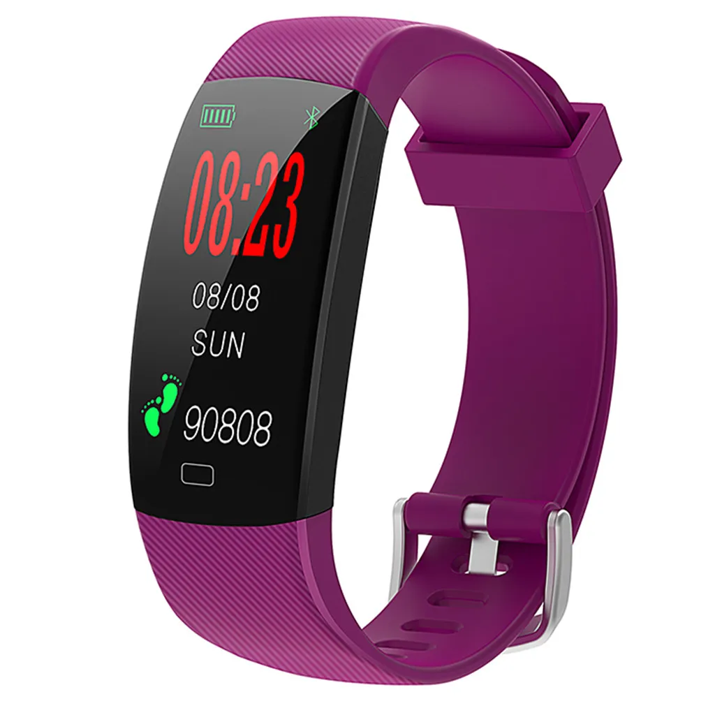 

Watch 2019 Smart Monitor Heart Rate Bracelet Color Bracelet Wristband for iOS Android USPS cool dropshipping