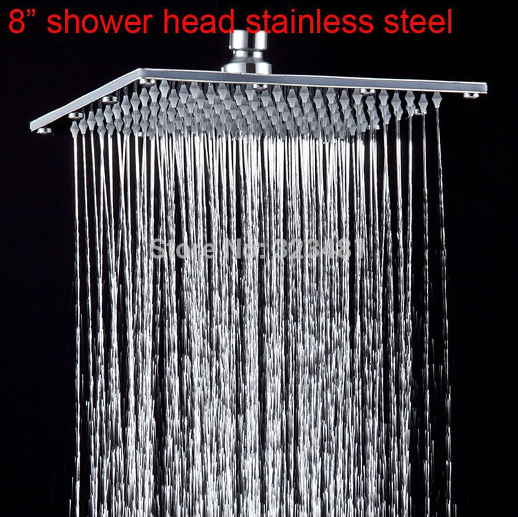 20” Ultra Thin Stainless Steel Celling Mounted  Rain Shower Head Chrome