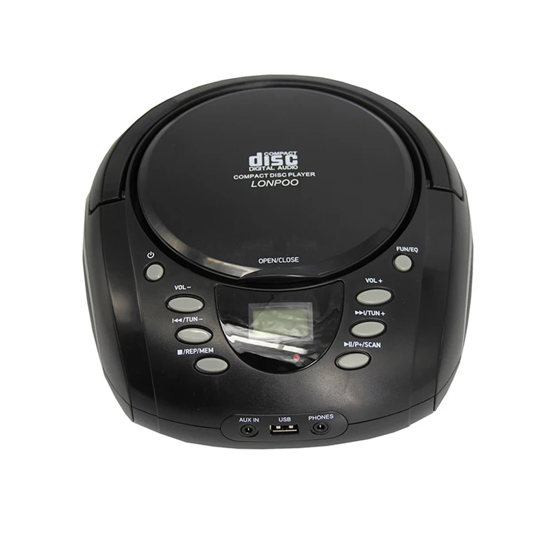 Lonpoo 2018 Портативный CD bluetooth колонка Бумбокс с Bluetooth FM радио USB MP3 плеер|bluetooth speaker|speaker