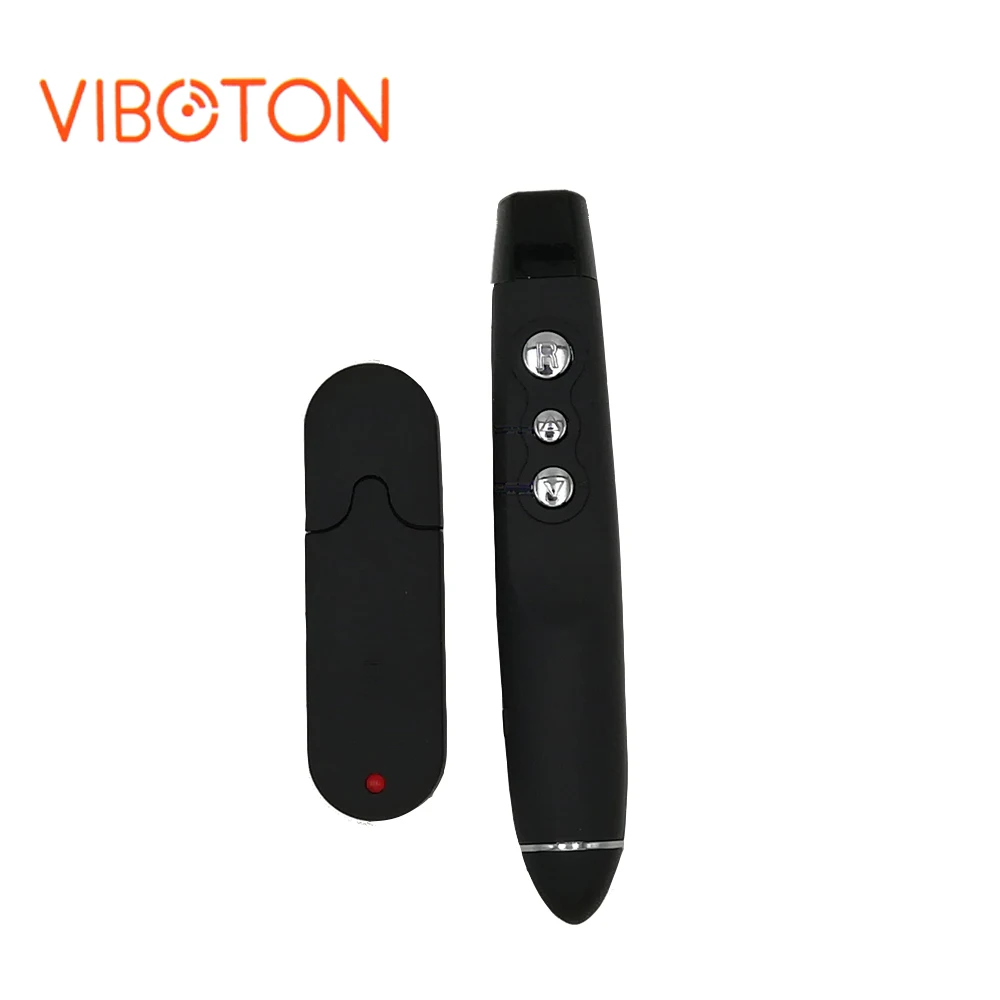 

VIBOTON Wireless USB PowerPoint PPT Presentation Presenter RF Remote Control Red Laser Pointer Pen Clicker Page Turning Lecture