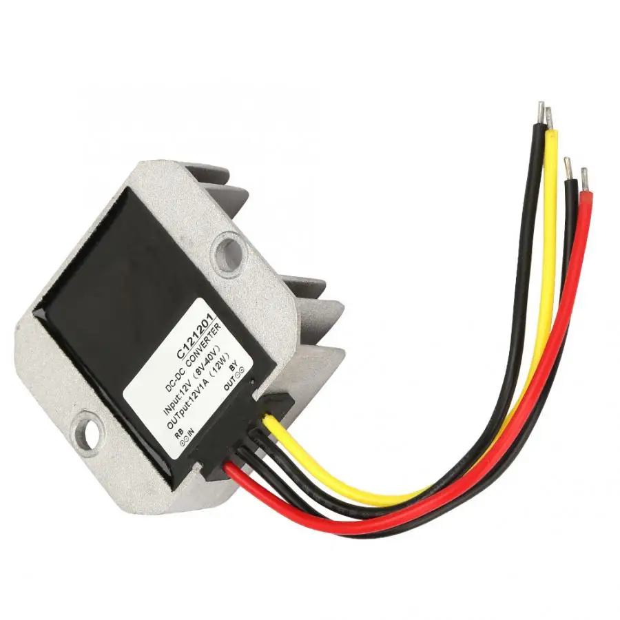 

8-40V To 12V Step Up Down Converter Boost Voltage Regulator Module 1A 2A 3A IP68 for Car Screen Monitor Camera Fan Pump Router